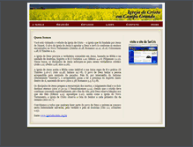 Tablet Screenshot of campogrande.igrejadecristo.org.br